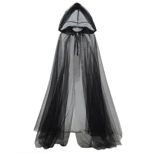 Adult Costume Cape Hooded Lightweight Adjustable Length