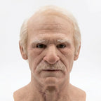 Adult Halloween Mask Movable Jaw Natural Latex