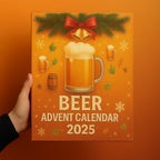 Advent Calendar 24 Alcohol-Free Resin Bottle Ornaments
