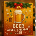 Advent Calendar 24 Alcohol-Free Resin Bottle Ornaments