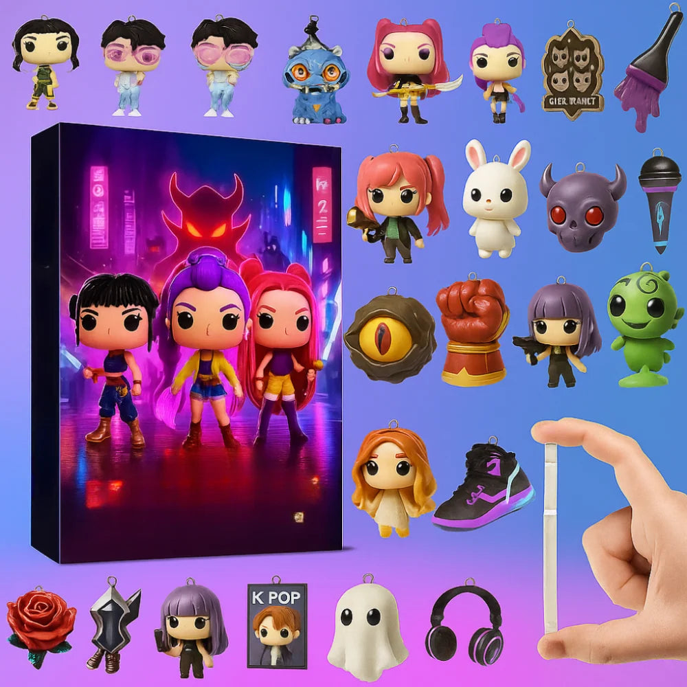 Advent Calendar 24 Anime Collectible Acrylic Display Box