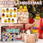 Advent Calendar 24 Christmas Bath Ducks Non-Toxic