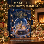 Advent Calendar 24-Day Countdown With 24 Christmas Baubles