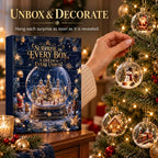 Advent Calendar 24-Day Countdown With 24 Christmas Baubles