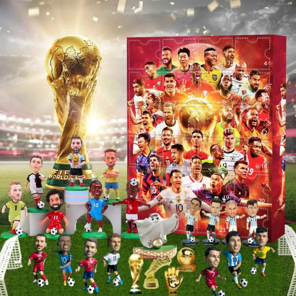 Advent Calendar 24-Day Football Figures & Accessories
