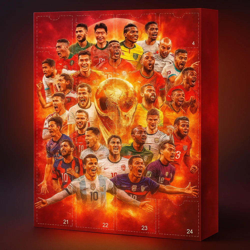 Advent Calendar 24-Day Football Figures & Accessories
