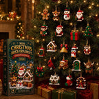 Advent Calendar 24-Day Reusable Buildable Ornaments