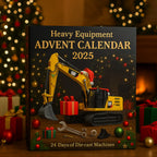 Advent Calendar 24 Metal Die-Cast Construction Vehicles