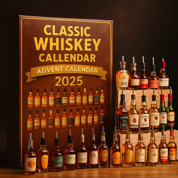 Advent Calendar 24 Mini Bottle Ornaments for Christmas Countdown