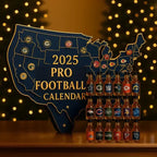 Advent Calendar 24 Mini Bottle Ornaments for Christmas Countdown
