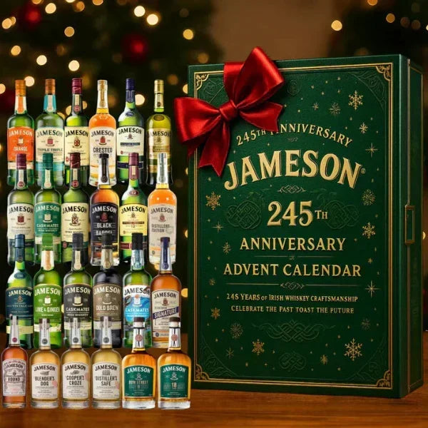Advent Calendar 24 Mini Bottle Ornaments for Christmas Countdown