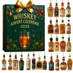 Advent Calendar 24 Mini Bottle Ornaments for Christmas Countdown
