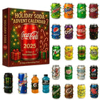 Advent Calendar 24 Mini Bottle Ornaments for Christmas Countdown