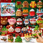 Advent Calendar 24 Mini Plush Hanging Lanyards