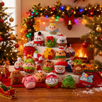 Advent Calendar 24 Mini Plush Hanging Lanyards