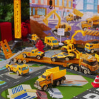Advent Calendar 24-Piece Alloy Vehicles & Foldable Play Mat