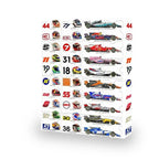 Advent Calendar 24 Racing Collectibles Numbered Doors
