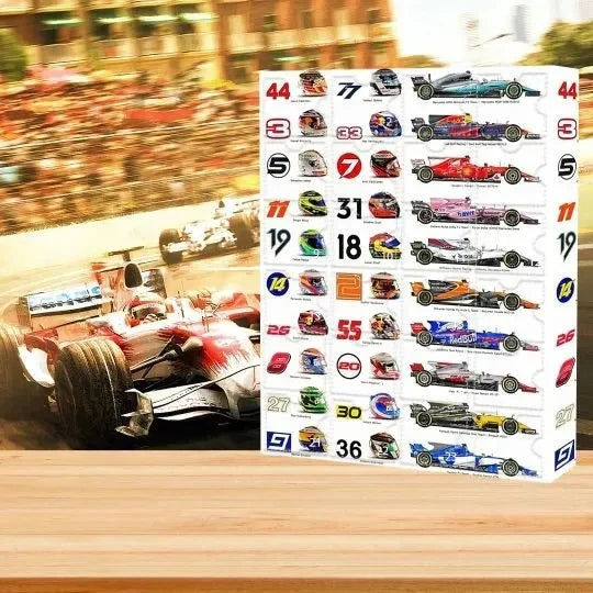 Advent Calendar 24 Racing Collectibles Numbered Doors
