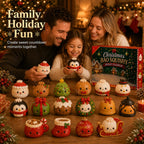 Advent Calendar 24 Soft Squeezable Festive Figures