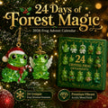Advent Calendar Crystal Frog Ornaments Set of 24