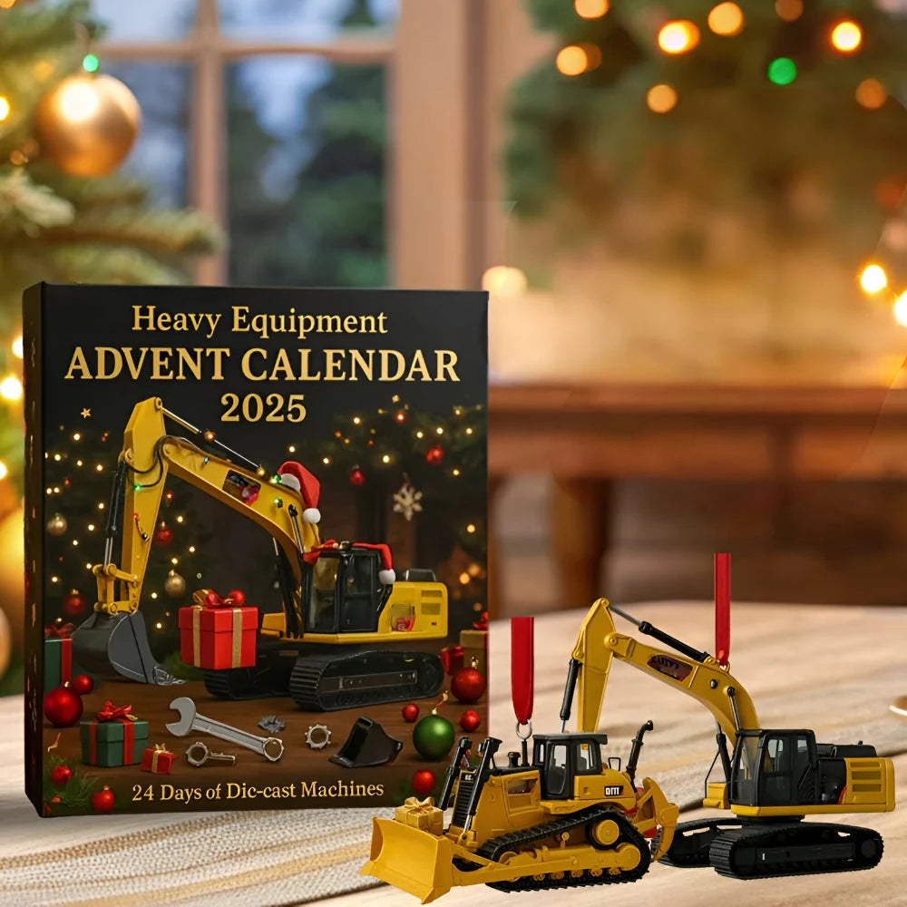 Advent Calendar Die-Cast Construction Vehicles Set of 24