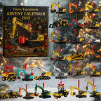 Advent Calendar Die-Cast Construction Vehicles Set of 24