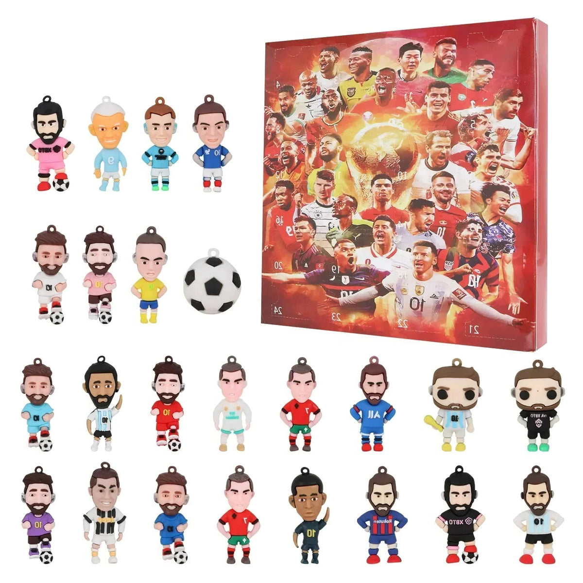 Advent Calendar Football 24-Day With Toys