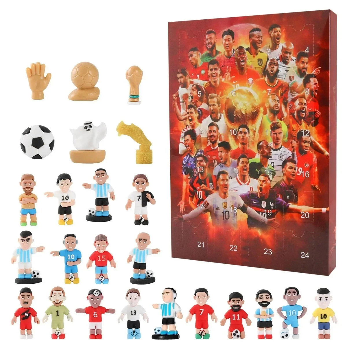 Advent Calendar Football 24-Day With Toys