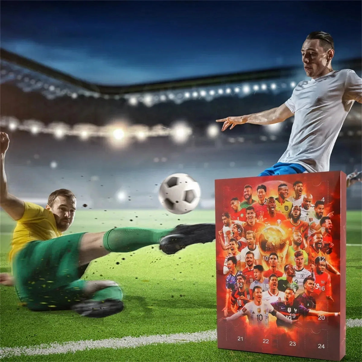 Advent Calendar Football 24-Day With Toys