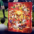 Advent Calendar Soccer 24-Day Durable ABS Toy Surprises