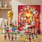 Advent Calendar Soccer-Themed 24-Day Mini Figures & Accessories