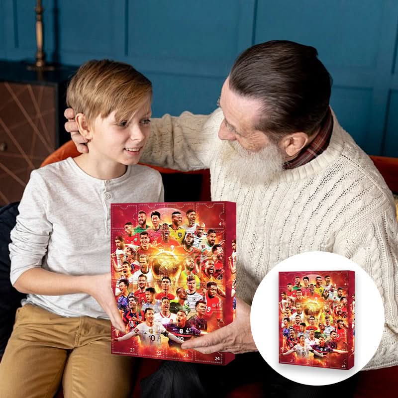 Advent Calendar Soccer-Themed 24-Day Mini Figures & Accessories