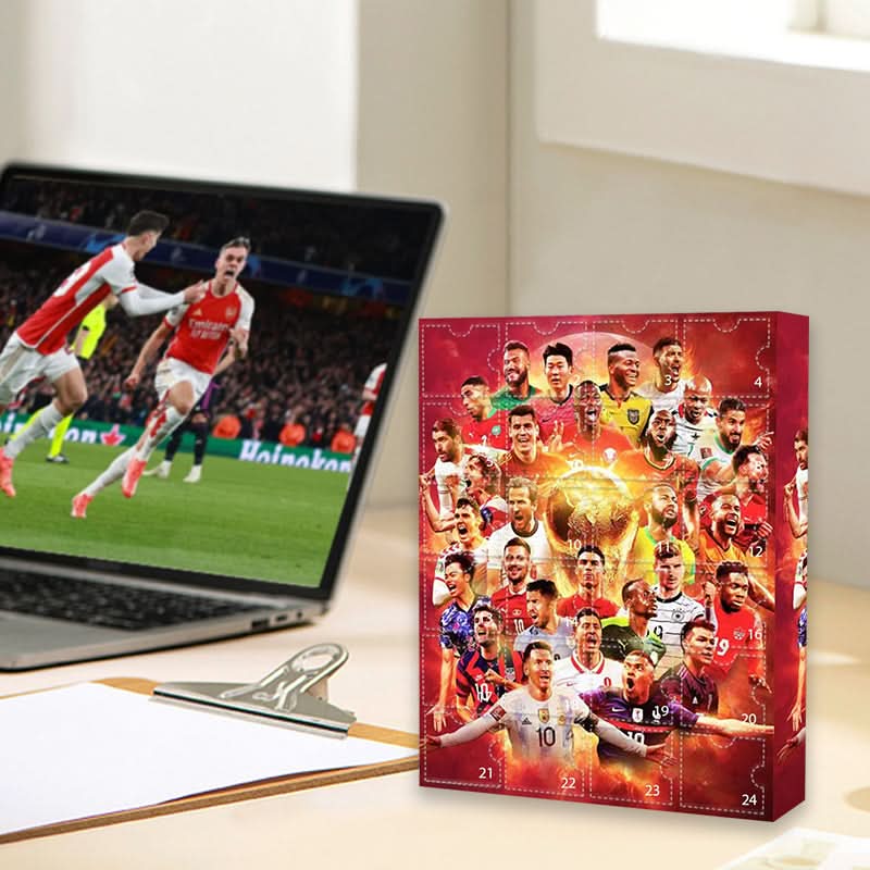 Advent Calendar Soccer-Themed 24-Day Mini Figures & Accessories