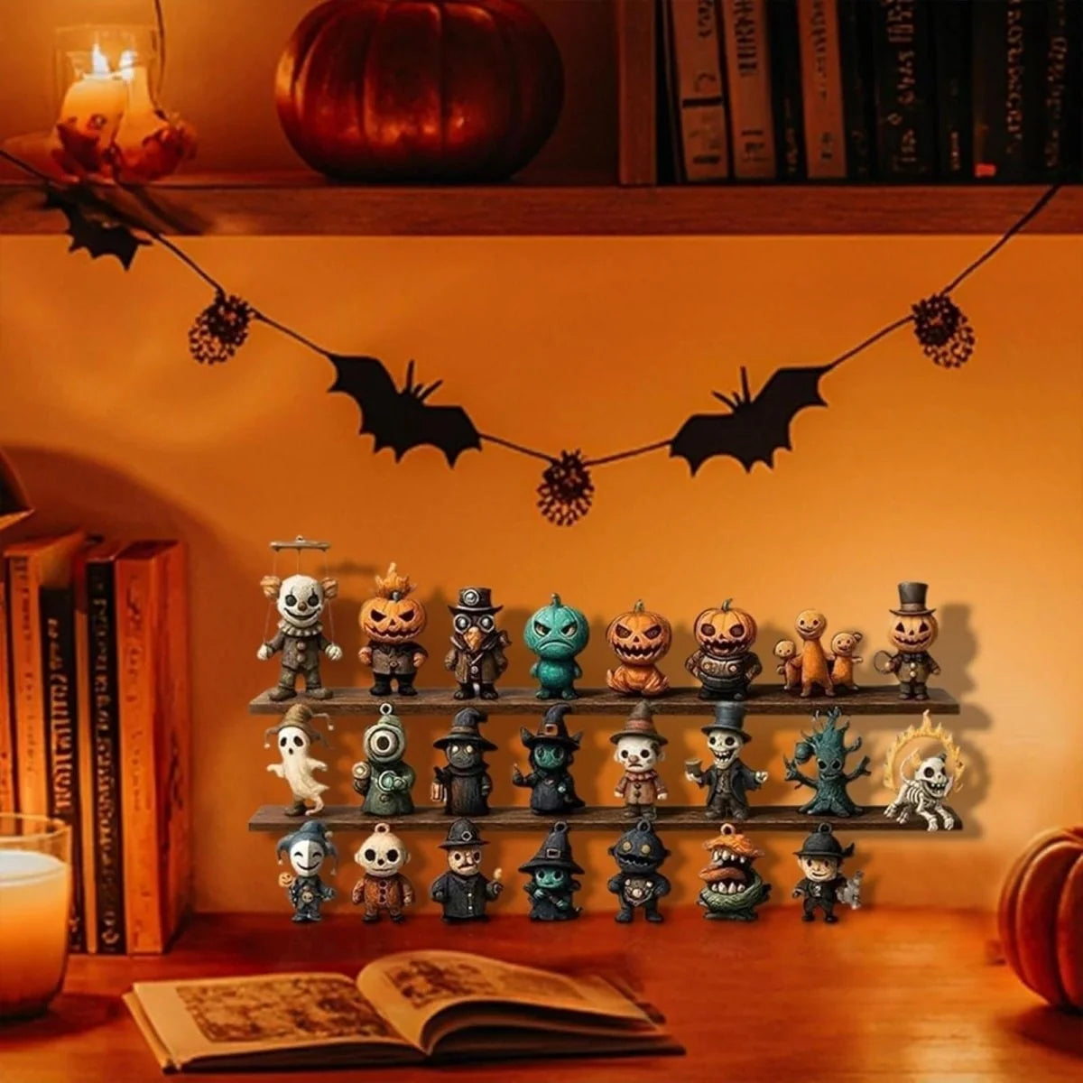 Advent Calendar Tabletop Hand-Painted Resin Miniatures Reusable