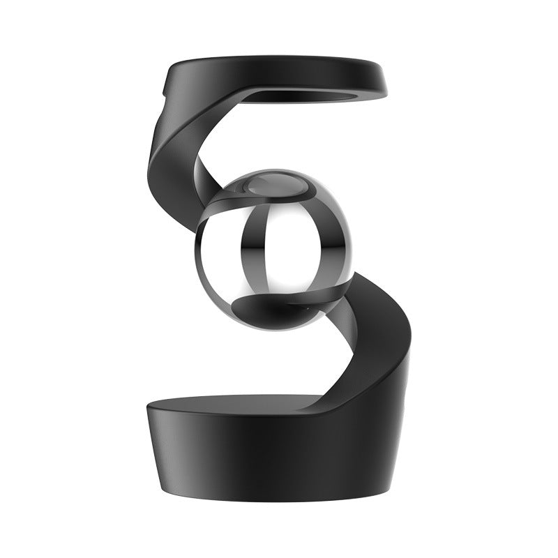 Aerospace-Grade Aluminum Floating Helix Desk Sculpture