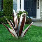 Agave Sculpture Handcrafted Weather-Resistant Steel Indoor & Outdoor