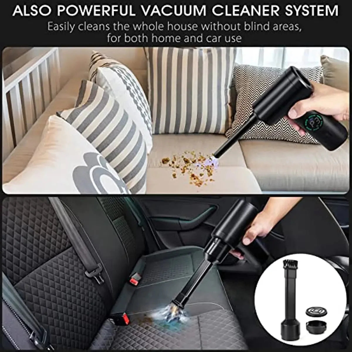 Air Blaster Cordless Dual Blow & Vacuum 7500mAh