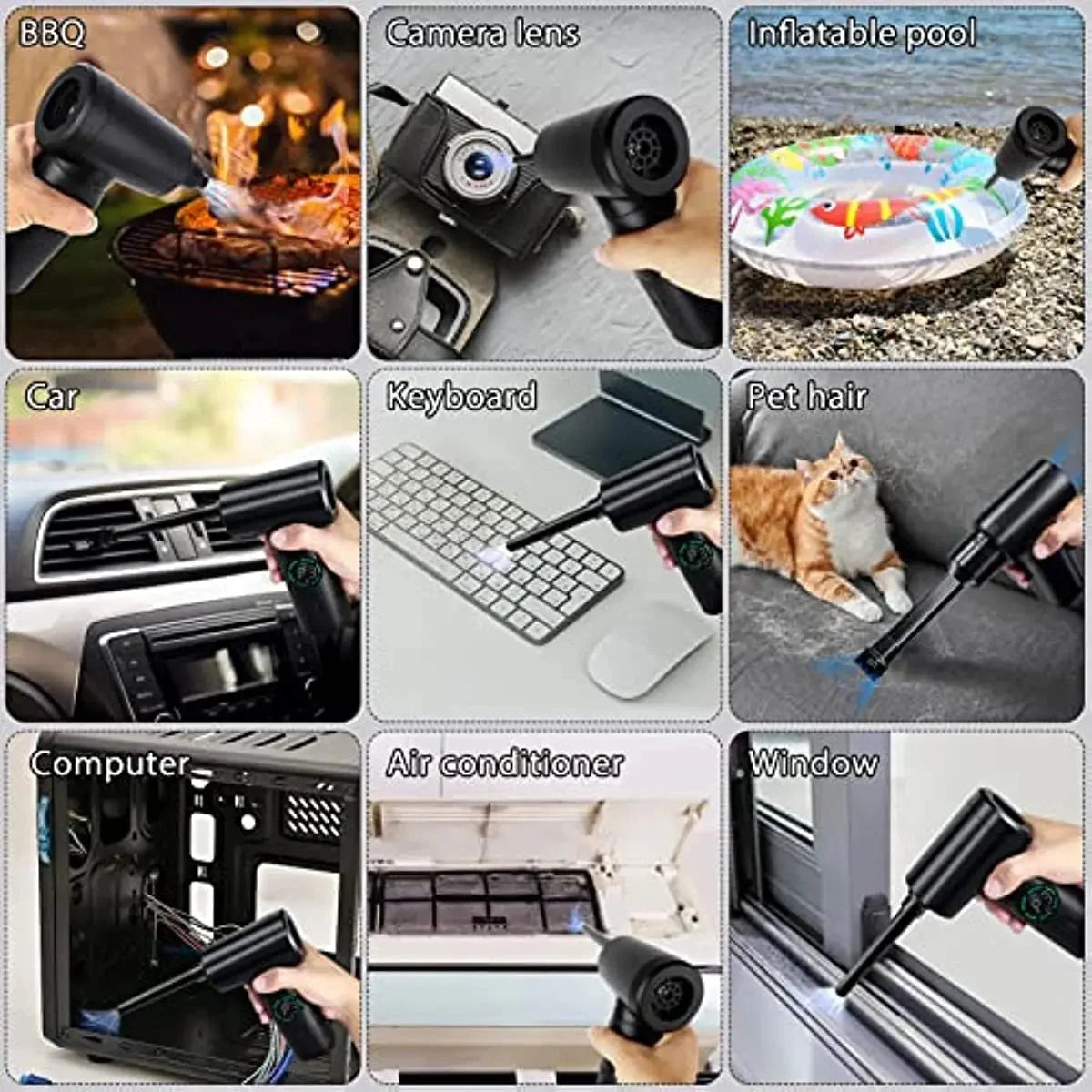 Air Blaster Cordless Dual Blow & Vacuum 7500mAh