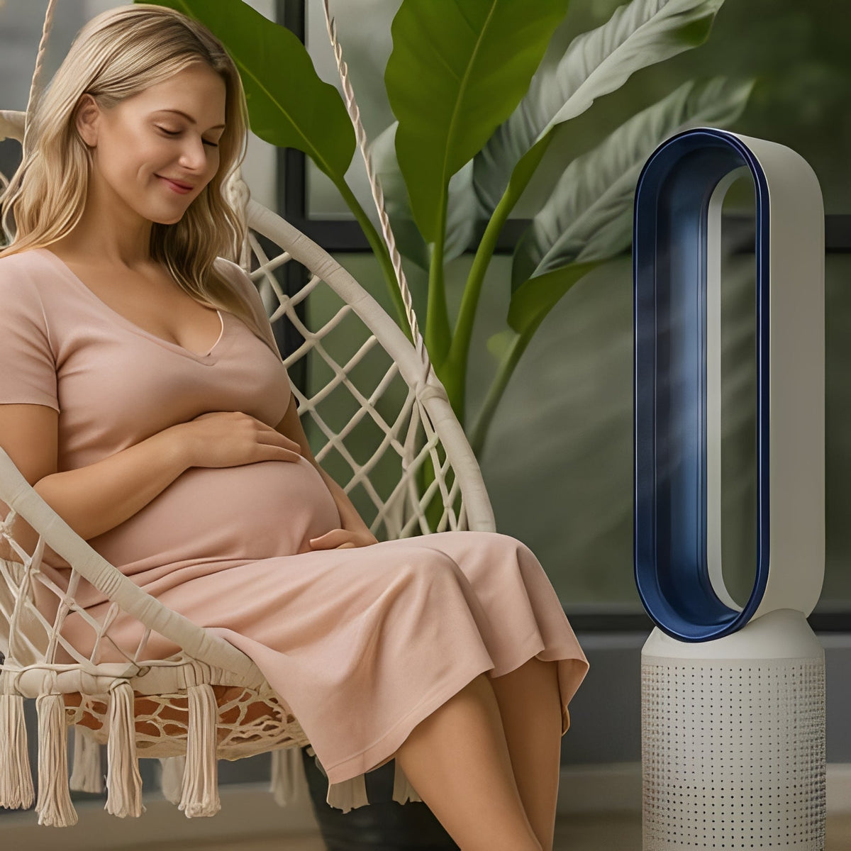 Air Circulator Bladeless & Quiet Remote Control