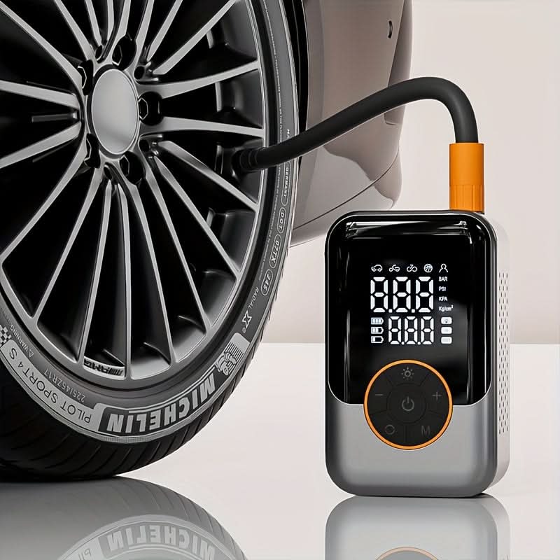 Air Compressor Cordless USB Rechargeable Digital Gauge