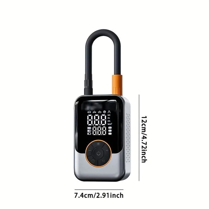 Air Compressor Cordless USB Rechargeable Digital Gauge