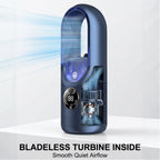 Air Cooler Bladeless USB Powered 6 Speeds & Timer
