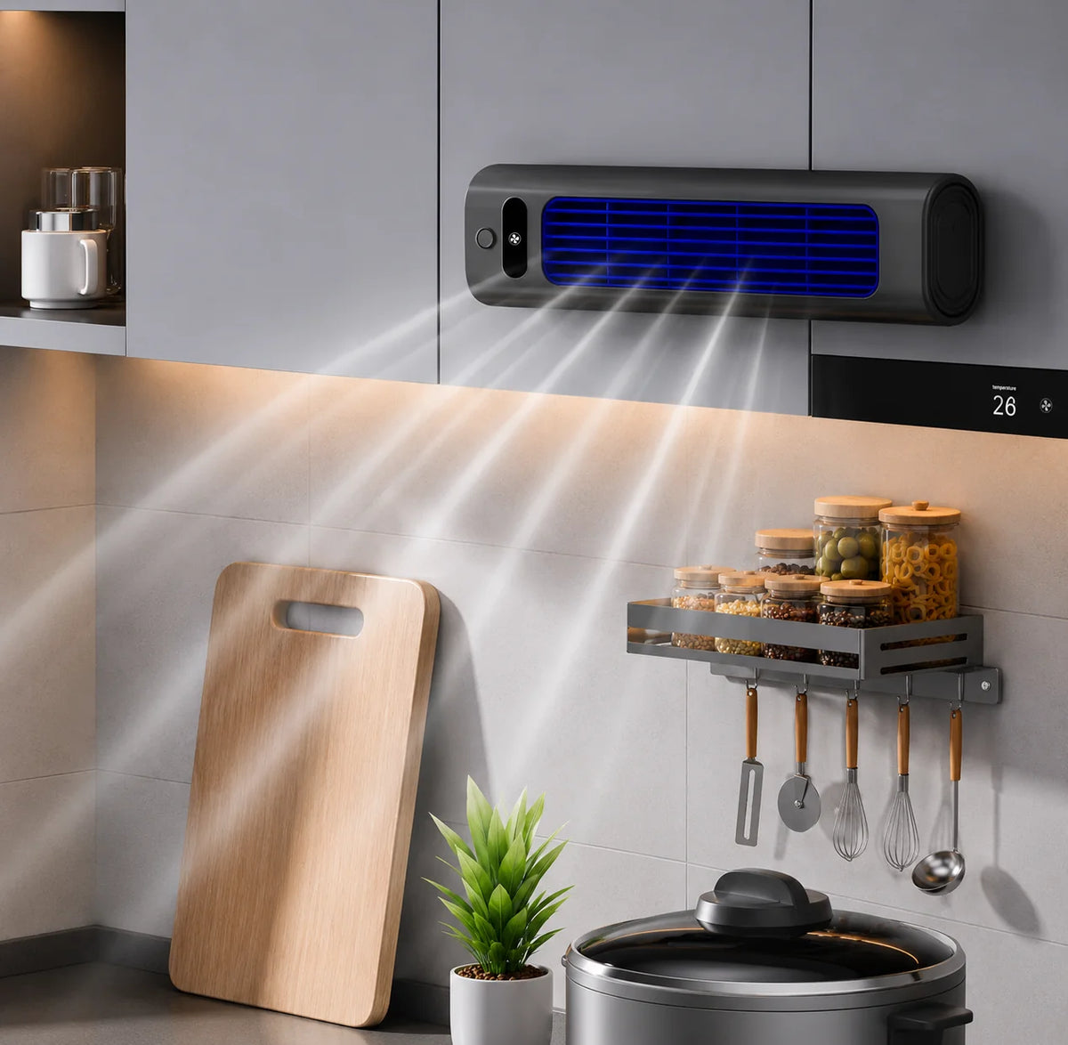 Air Cooler Rechargeable Bladeless Wall-Mount & Freestanding