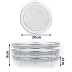Air Fryer Baskets Stackable Stainless Steel With Heat-Resistant Tongs
