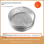 Air Fryer Liners 6-9 Inch Non-Stick Aluminum Raised Edge