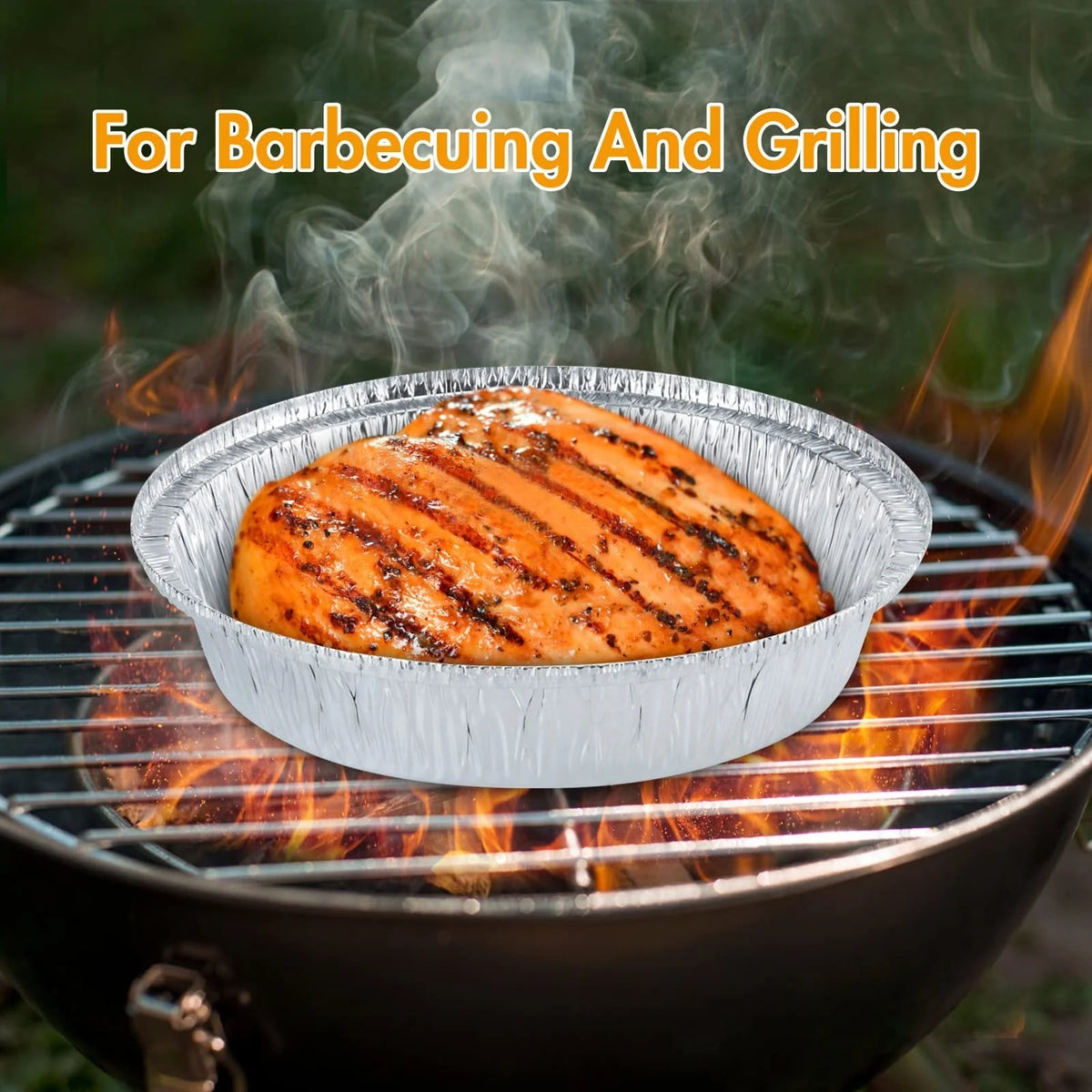 Air Fryer Liners 6-9 Inch Non-Stick Aluminum Raised Edge