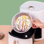 Air Fryer Liners 6-9 Inch Non-Stick Aluminum Raised Edge