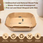 Air Fryer Liners Non-Stick Unbleached Parchment