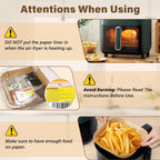Air Fryer Liners Non-Stick Unbleached Parchment