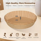 Air Fryer Liners Non-Stick Unbleached Parchment